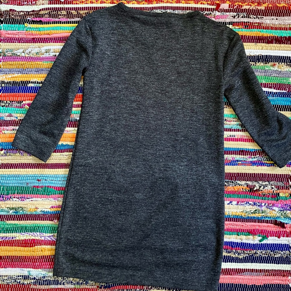 Adrienne Vittadini ~ Grey knit dress - Picture 5 of 5